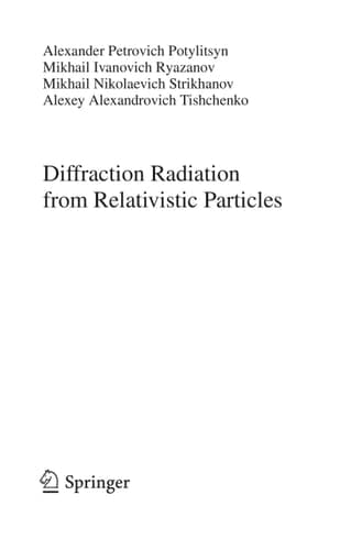 Diffraction Radiation from Relativistic Particles