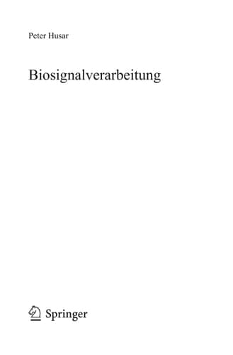 Biosignalverarbeitung