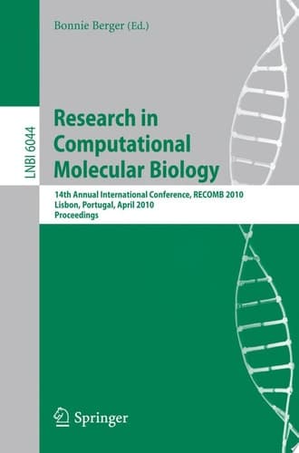 Research in Computational Molecular Biology 14th Annual International Conference, RECOMB 2010, Lisbon, Portugal, April 25-28, 2010, Proceedings