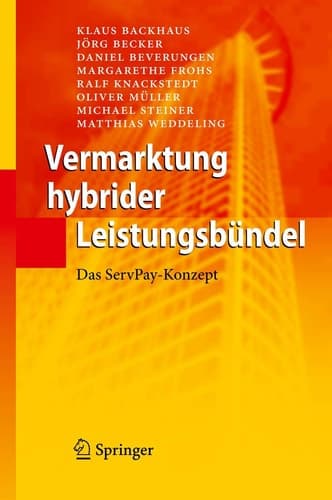 Vermarktung hybrider Leistungsbündel Das ServPay-Konzept