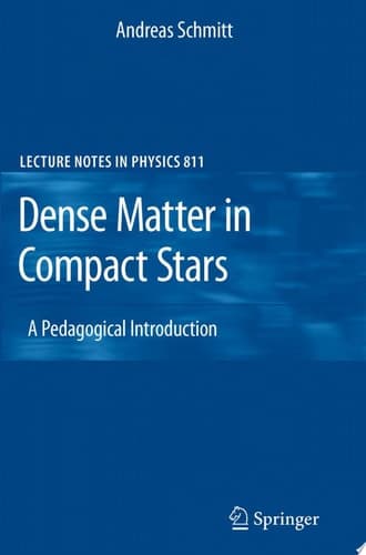 Dense Matter in Compact Stars A Pedagogical Introduction