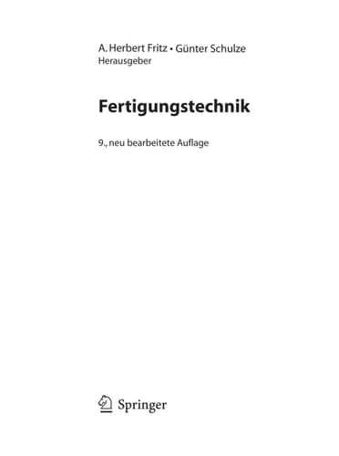 Fertigungstechnik