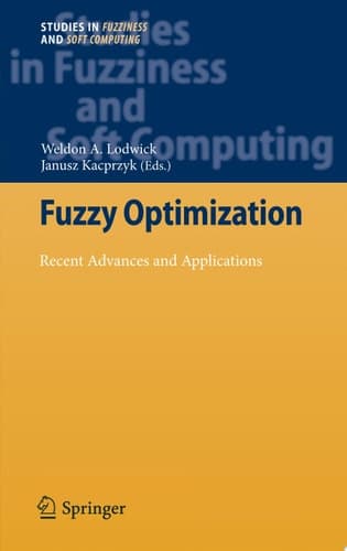 Fuzzy Optimization Recent Advances and Applications