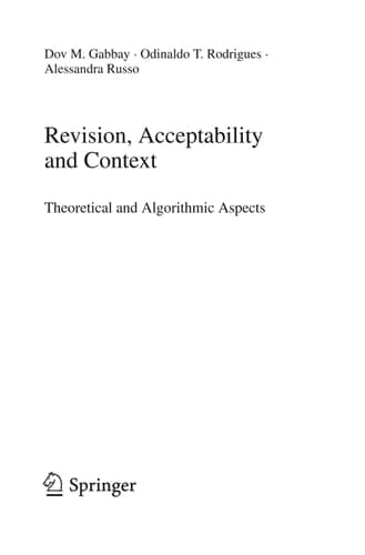 Revision, Acceptability and Context Theoretical and Algorithmic Aspects