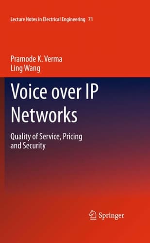 Voice over IP Networks Quality of Service, Pricing and Security