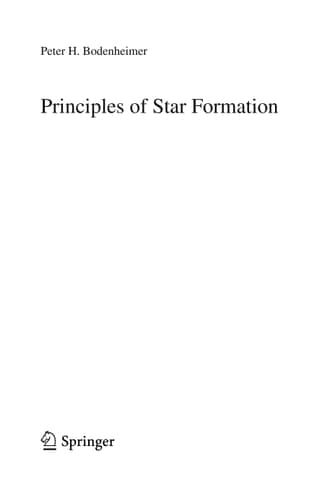 Principles of Star Formation