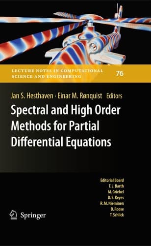 Spectral and High Order Methods for Partial Differential Equations Selected papers from the ICOSAHOM '09 conference, June 22-26, Trondheim, Norway