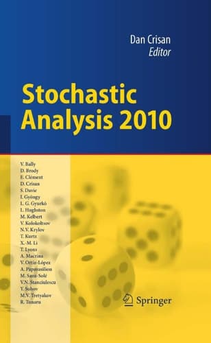 Stochastic Analysis 2010