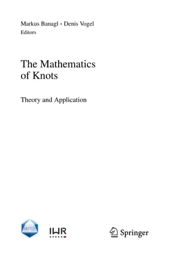 The Mathematics of Knots Theory and Application