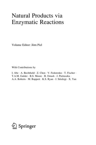 Natural Products via Enzymatic Reactions