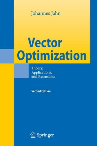 Vector Optimization Theory, Applications, and Extensions