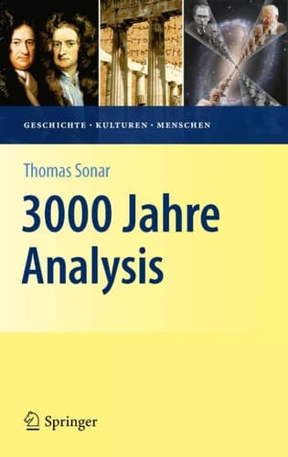 3000 Jahre Analysis Geschichte, Kulturen, Menschen