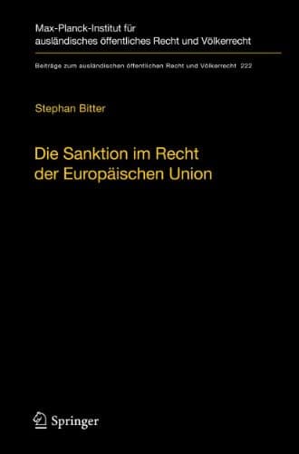 Die Sanktion im Recht der Europäischen Union Der Begriff und seine Funktion im europäischen Rechtsschutzsystem