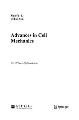 Advances in Cell Mechanics