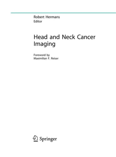 Head and Neck Cancer Imaging