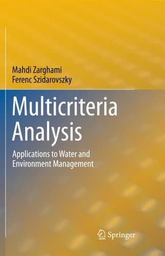 Multicriteria Analysis Applications to Water and Environment Management