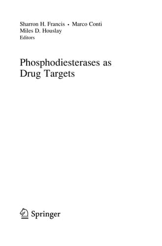 Phosphodiesterases as Drug Targets