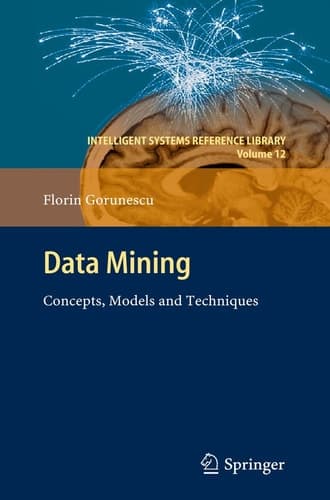 Data Mining Concepts, Models and Techniques