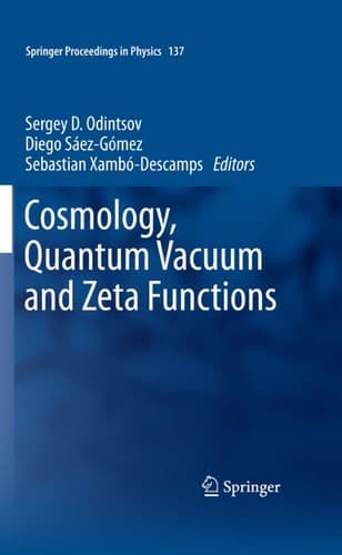 Cosmology, Quantum Vacuum and Zeta Functions In Honor of Emilio Elizalde