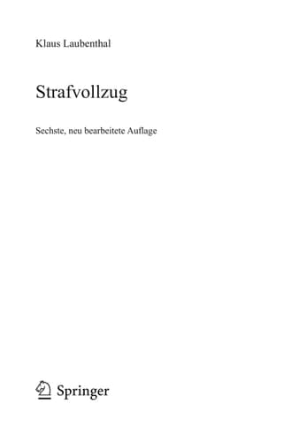 Strafvollzug