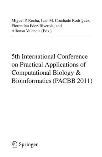 5th International Conference on Practical Applications of Computational Biology & Bioinformatics
