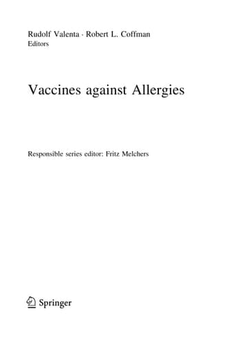Vaccines against Allergies