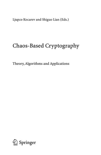 Chaos-based Cryptography Theory, Algorithms and Applications