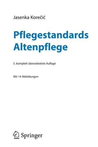 Pflegestandards Altenpflege