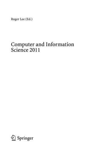Computer and Information Science 2011