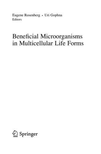 Beneficial Microorganisms in Multicellular Life Forms