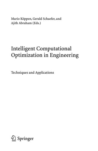 Intelligent Computational Optimization in Engineering Techniques & Applications