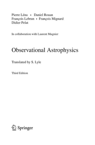 Observational Astrophysics