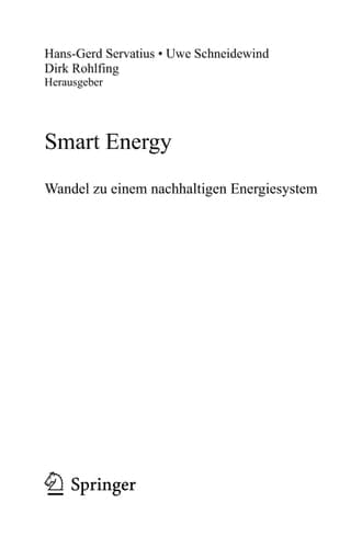 Smart Energy Wandel zu einem nachhaltigen Energiesystem