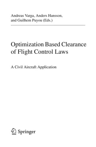 Optimization Based Clearance of Flight Control Laws A Civil Aircraft Application
