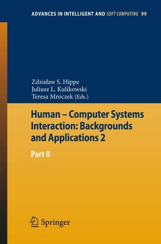 Human – Computer Systems Interaction: Backgrounds and Applications 2 Part 2