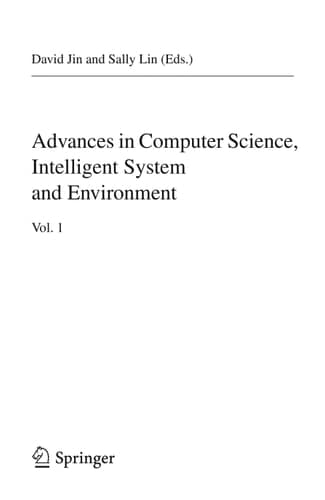 Advances in Computer Science, Intelligent Systems and Environment Vol.1