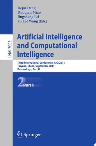 Artificial Intelligence and Computational Intelligence Second International Conference, AICI 2011, Taiyuan, China, September 24-25, 2011, Proceedings