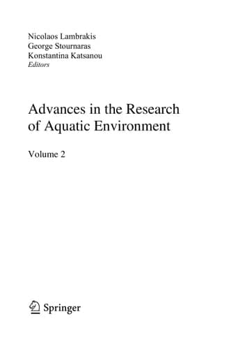 Advances in the Research of Aquatic Environment Volume 2