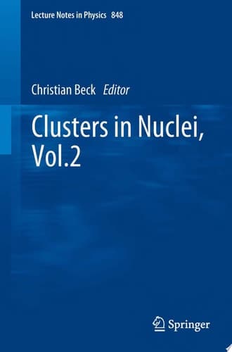 Clusters in Nuclei