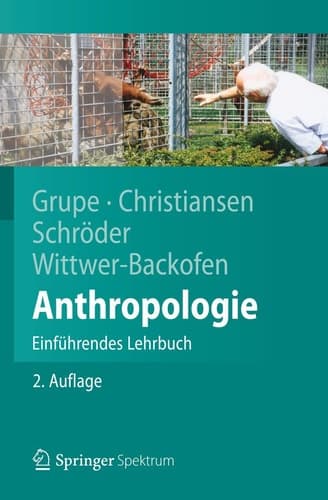 Anthropologie Einführendes Lehrbuch