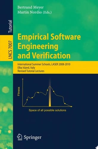 Empirical Software Engineering and Verification International Summer Schools, LASER 2008-2010, Elba Island, Italy, Revised Tutorial Lectures