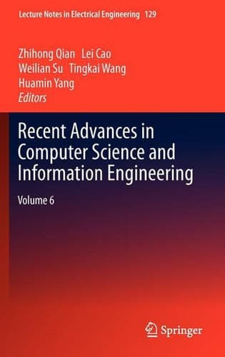 Recent Advances in Computer Science and Information Engineering Volume 6