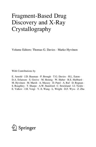 Fragment-Based Drug Discovery and X-Ray Crystallography
