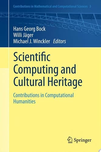 Scientific Computing and Cultural Heritage Contributions in Computational Humanities
