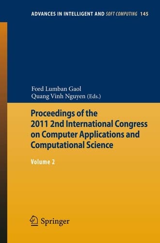 Proceedings of the 2011 2nd International Congress on Computer Applications and Computational Science Volume 2