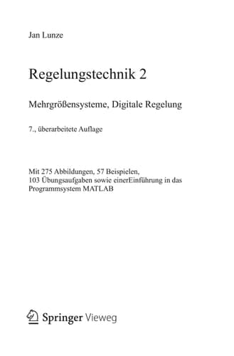 Regelungstechnik 2 Mehrgrößensysteme, Digitale Regelung