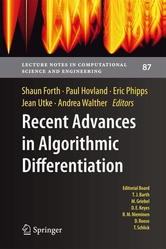 Recent Advances in Algorithmic Differentiation