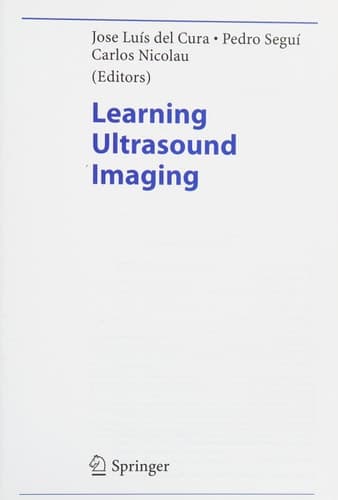 Learning Ultrasound Imaging