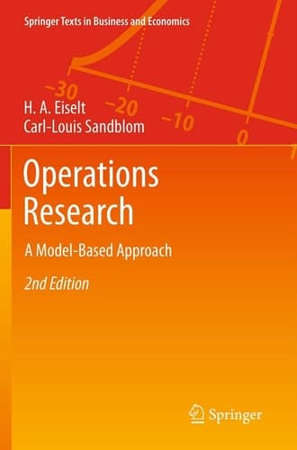 Operations Research A Model-Based Approach
