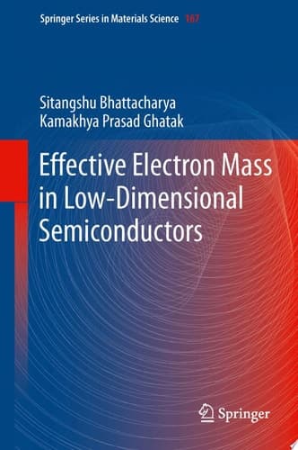 Effective Electron Mass in Low-Dimensional Semiconductors